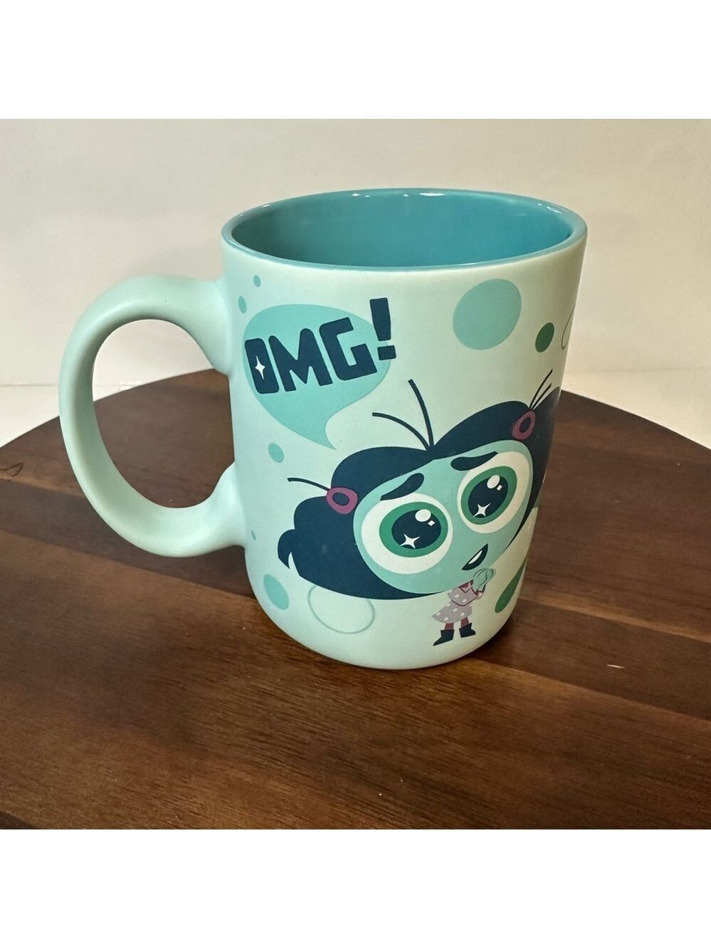 Disney Pixar Inside Out Disgust Mug 16oz You’re So Lucky Green Teal